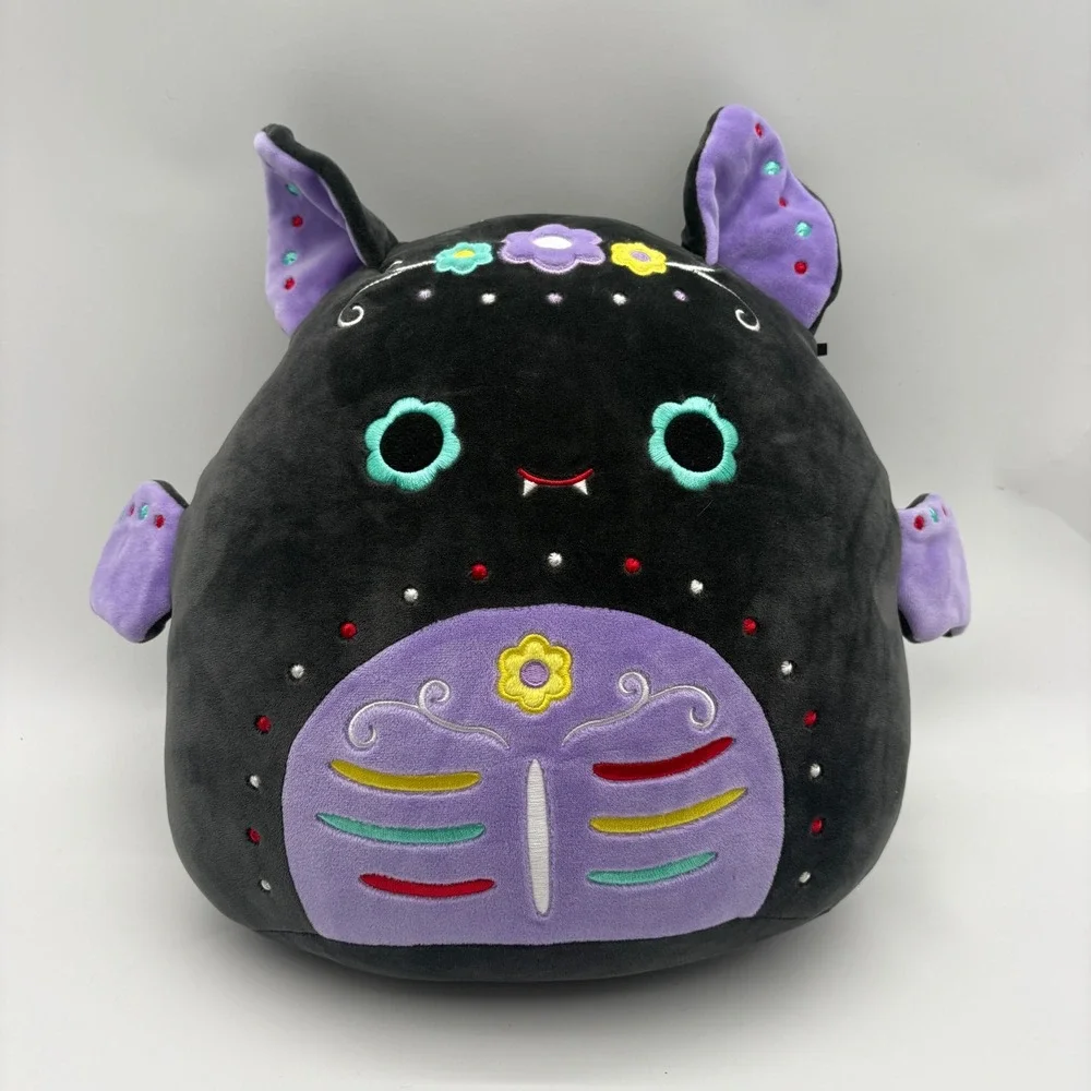 Squishmallow Betty Black Bat Day Of The Dead Halloween Squad 12
